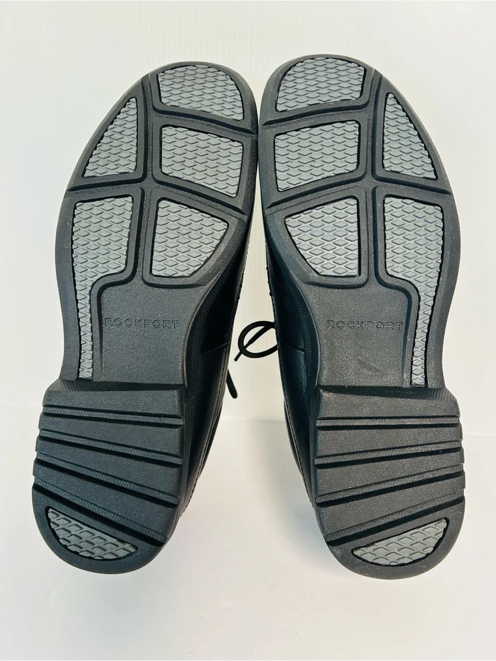 Rockport Leather NOS Adiprene by Adidas Webern Black Oxford Shoes Mens 11